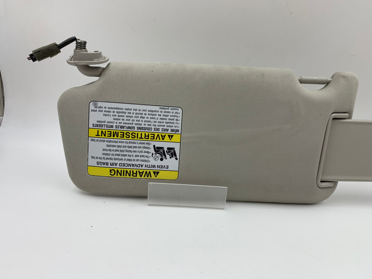 2010-2014 Subaru Legacy Passenger Sun Visor Illuminated OEM Gray