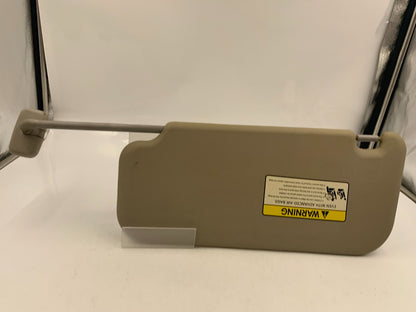 2010-2013 Kia Soul Passenger Sun Visor Sunvisor Gray OEM E01B39082