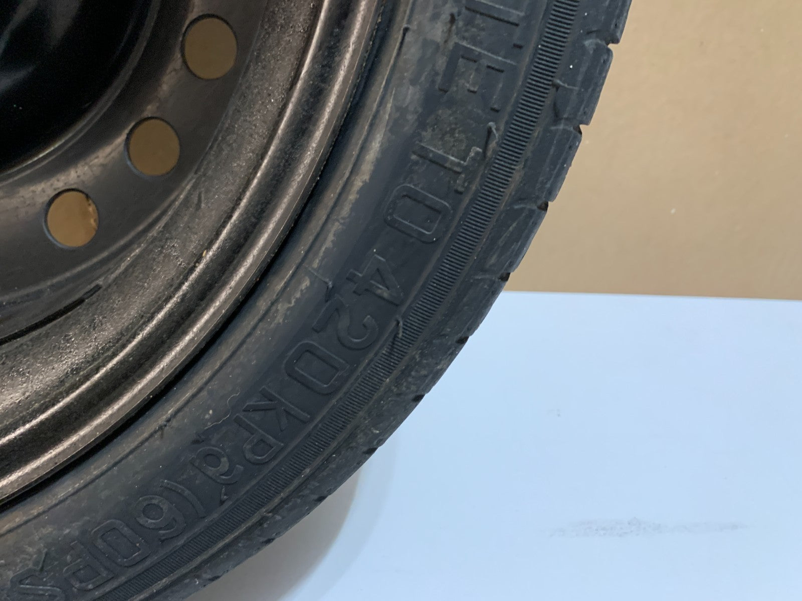 2013-2016 Chevrolet Malibu 17" Spare Tire Compact Donut T125/80R17