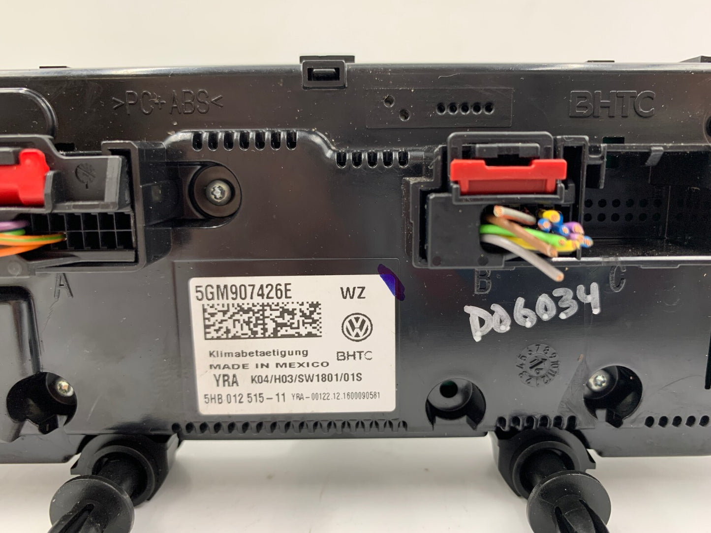 2017 Volkswagen Golf GTI AC Heater Climate Control Unit OEM B01B26030