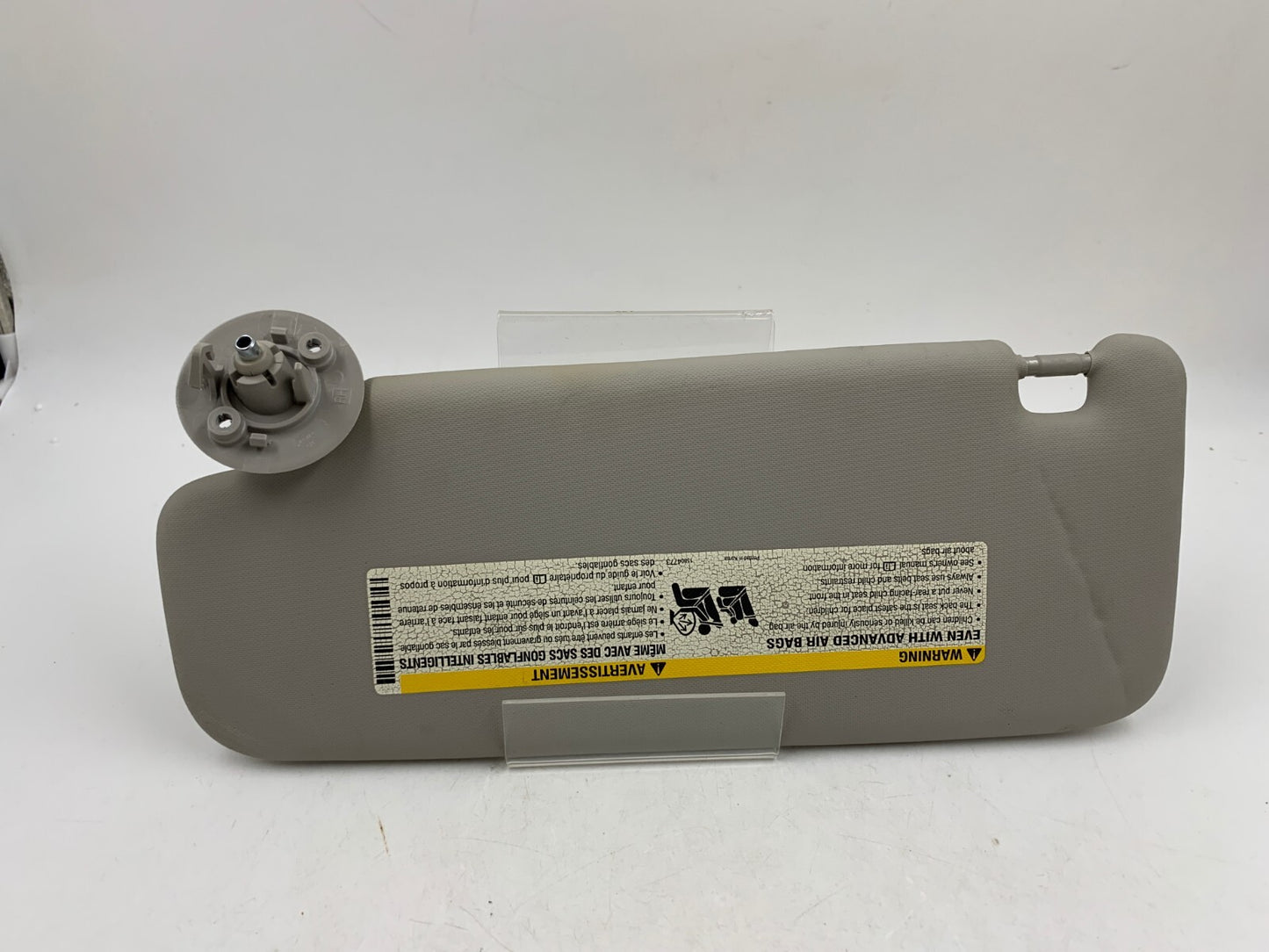 2012-2019 Chevrolet Sonic Passenger Sun Visor Gray Illuminated OEM D04B56002