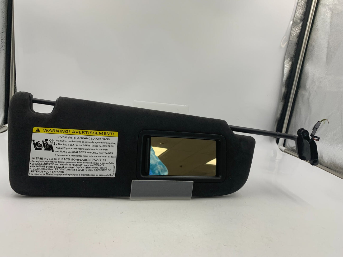 2010-2017 Audi A8 Passenger Sun Visor Sunvisor Black Illuminated OEM C01B38082