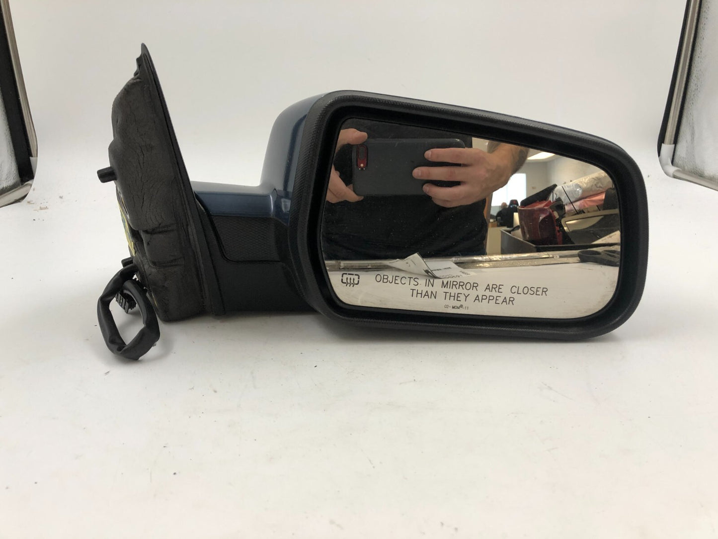 2010-2011 GMC Terrain Passenger Side Power Door Mirror Blue OEM
