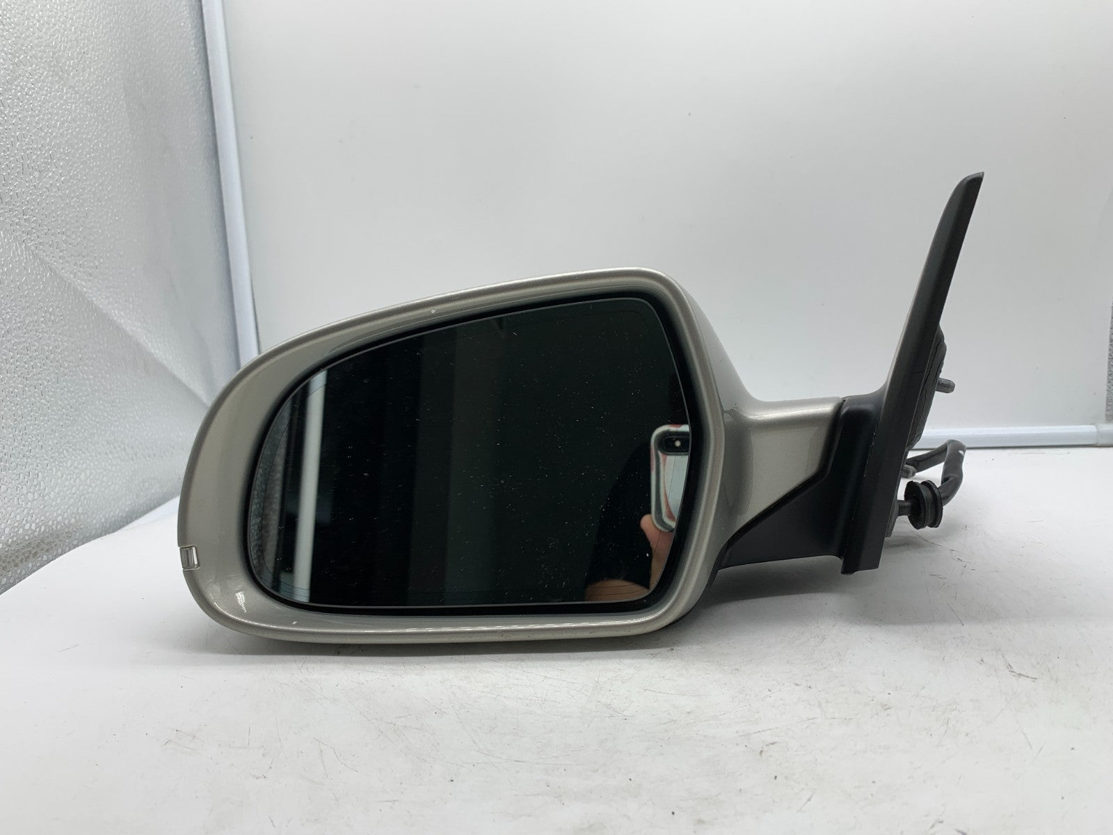 2009-2014 Audi A5 Driver Side View Power Door Mirror Silver OEM B03B08001
