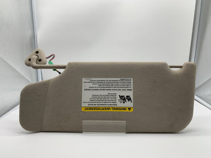 2008-2009 Ford Taurus X Passenger Sun Visor Beige Illuminated OEM D03B55004