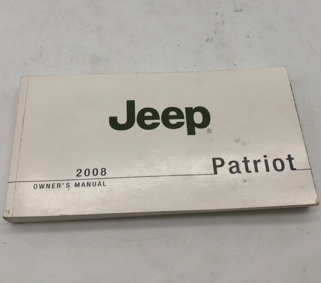 2008 Jeep Patriot Owners Manual OEM A03B03003