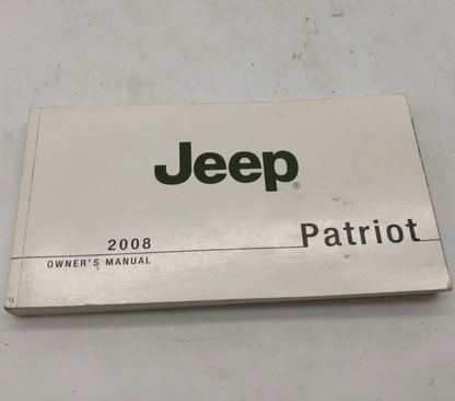 2008 Jeep Patriot Owners Manual OEM A03B03003