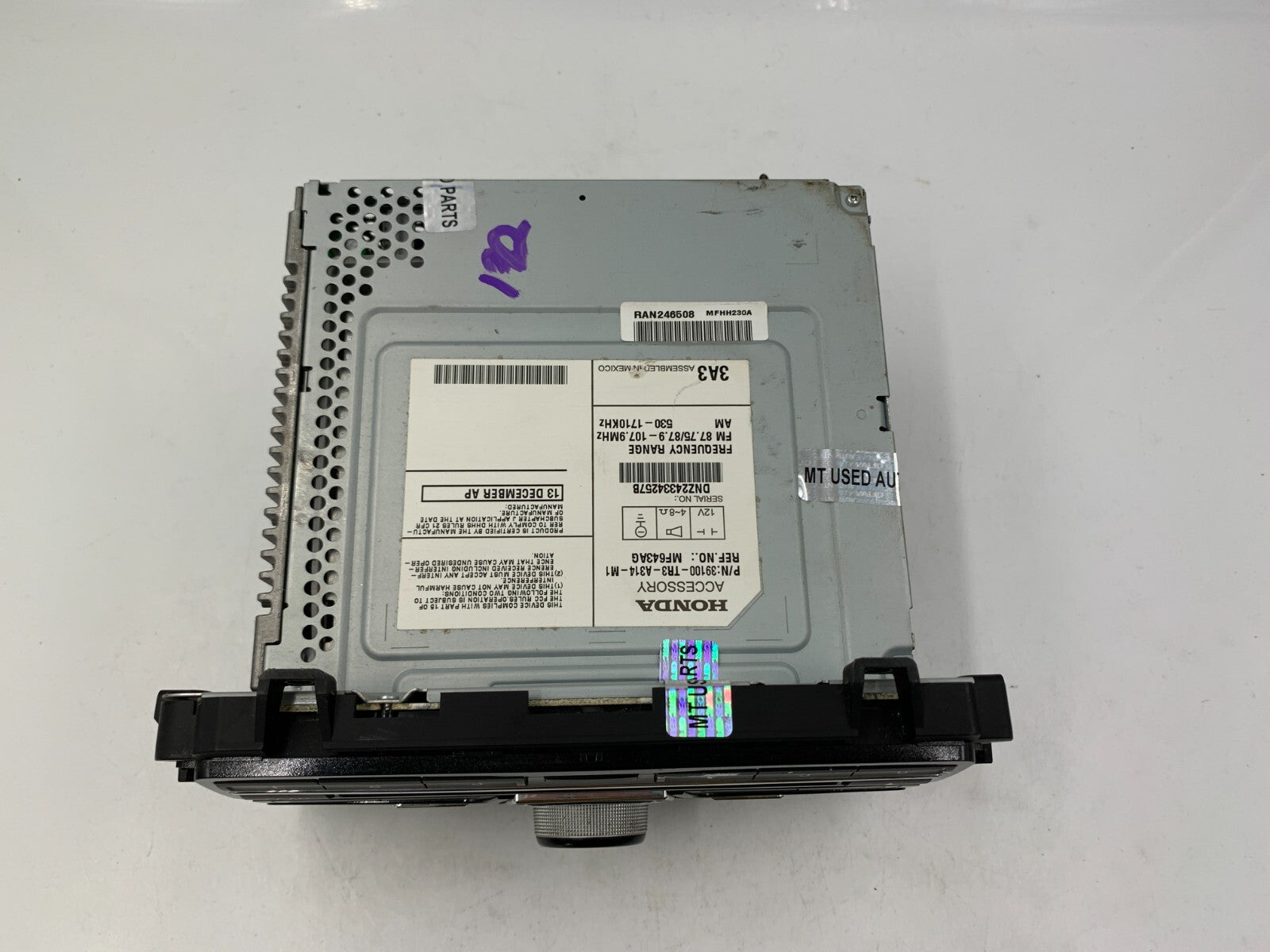 2013-2015 Honda Civic AM FM CD Player Radio Receiver OEM A01B09039