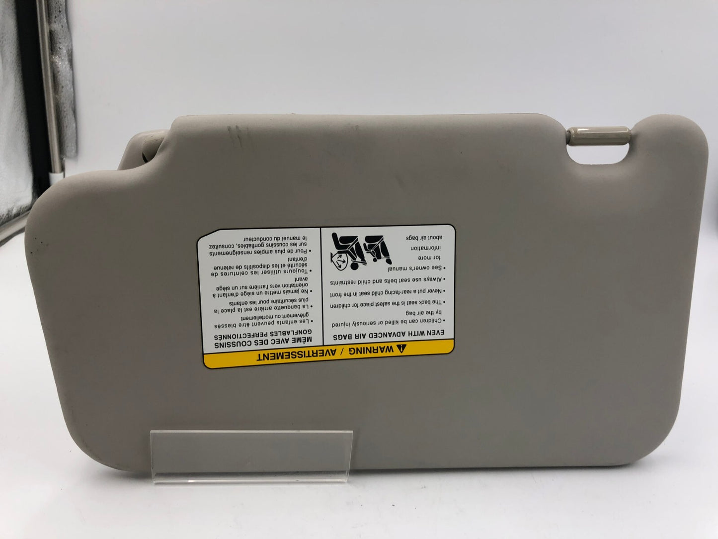 2011-2013 Nissan Juke Passenger Sun Visor Gray OEM C03B40048