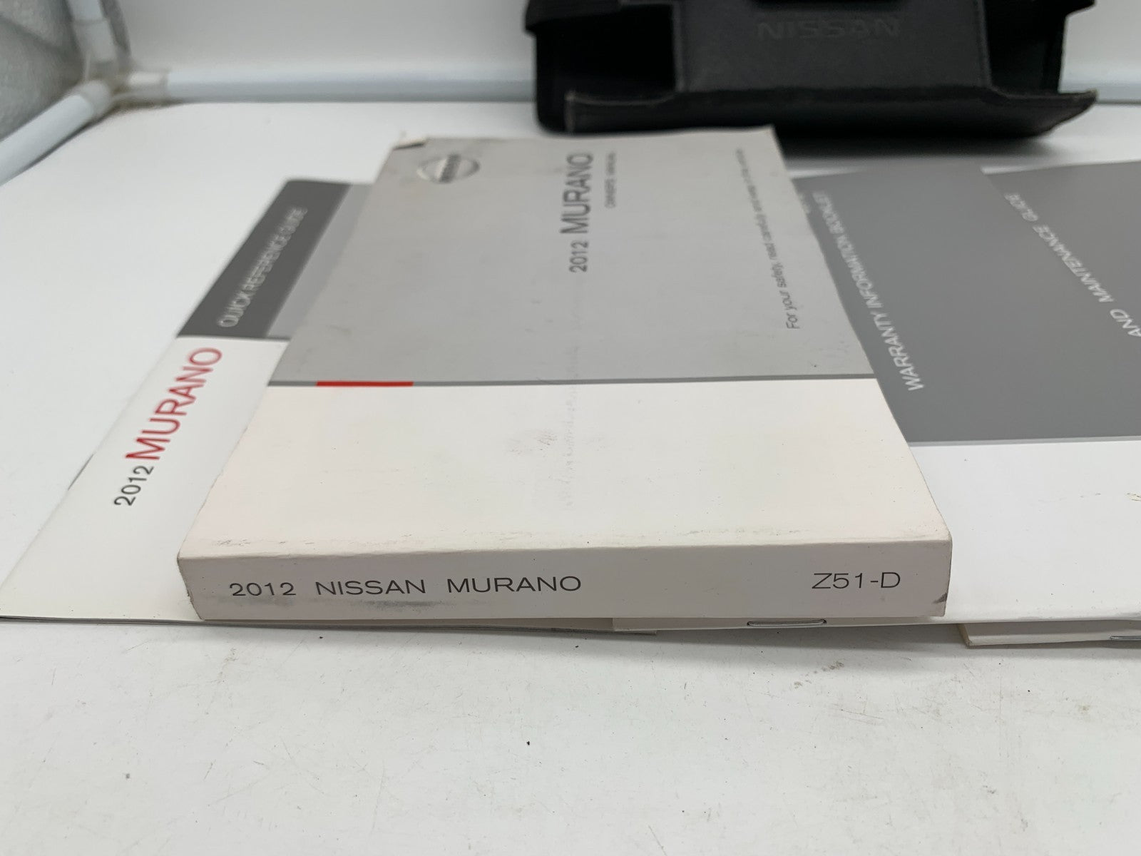 2012 Nissan Murano Owners Manual Set with Case OEM