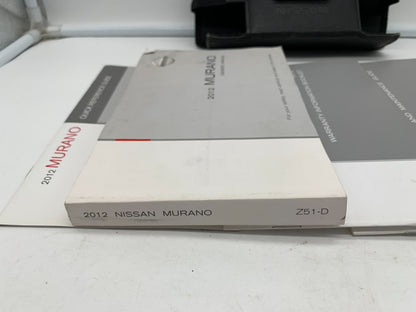 2012 Nissan Murano Owners Manual Set with Case OEM
