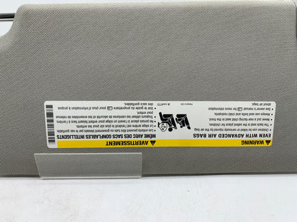2013-2021 Buick Encore Passenger Sun Visor Gray Illuminated OEM A02B48072