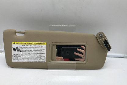 2002-2008 Audi A4 Sedan Passenger Sun Visor Beige Illuminated OEM C03B48007