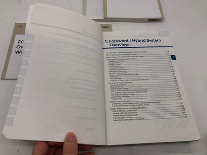 2022 Hyundai Tucson Hybrid Owners Manual Set OEM B02B08039