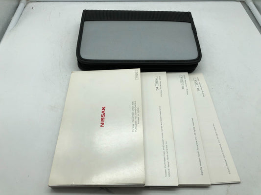 2004 Nissan Quest Owners Manual Set with Case OEM A04B45038