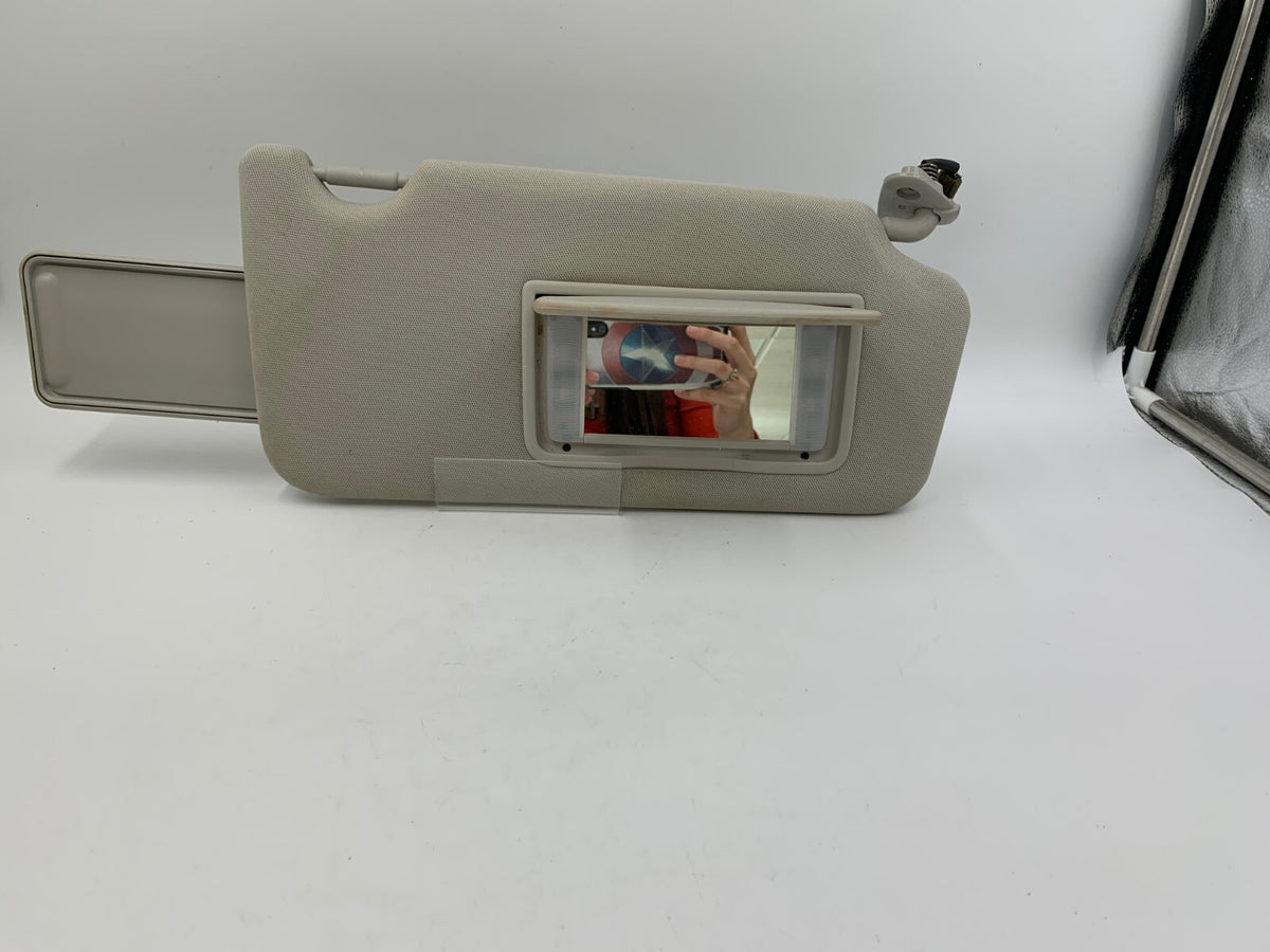 2010-2014 Subaru Legacy Passenger Sun Visor Gray Illuminated OEM B04B30009