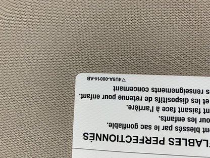 2006-2009 Ford Fusion Passenger Sun Visor Gray Illumination OEM B02B07042