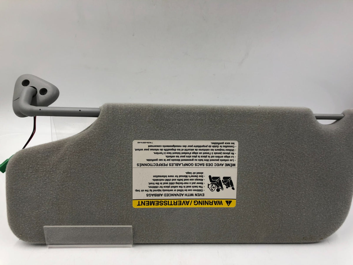 2005-2007 Ford Freestyle Passenger Sun Visor  Gray Illuminated OEM D03B31084