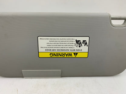 2014-2019 Kia Soul Passenger Sun Visor Illuminated Gray OEM E03B07034