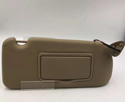 2004-2009 Cadillac SRX Passenger Sun Visor Beige Illuminated OEM A02B14092