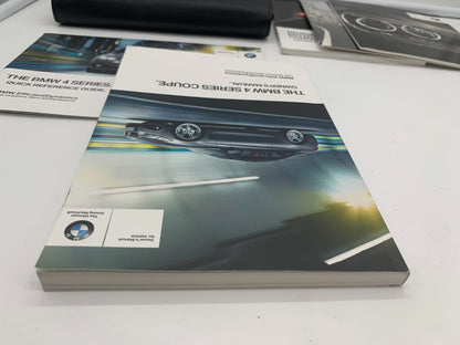 2015 BMW 4 Series Owners Manual Set with Case OEM A02B43004