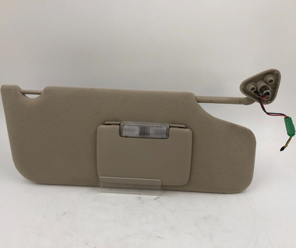 2008-2009 Mercury Sable Passenger Sun Visor Tan Illuminated OEM B02B29003