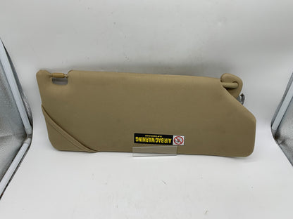 2006-2010 Honda Odyssey Driver Sun Visor Tan Illuminated OEM A04B42004