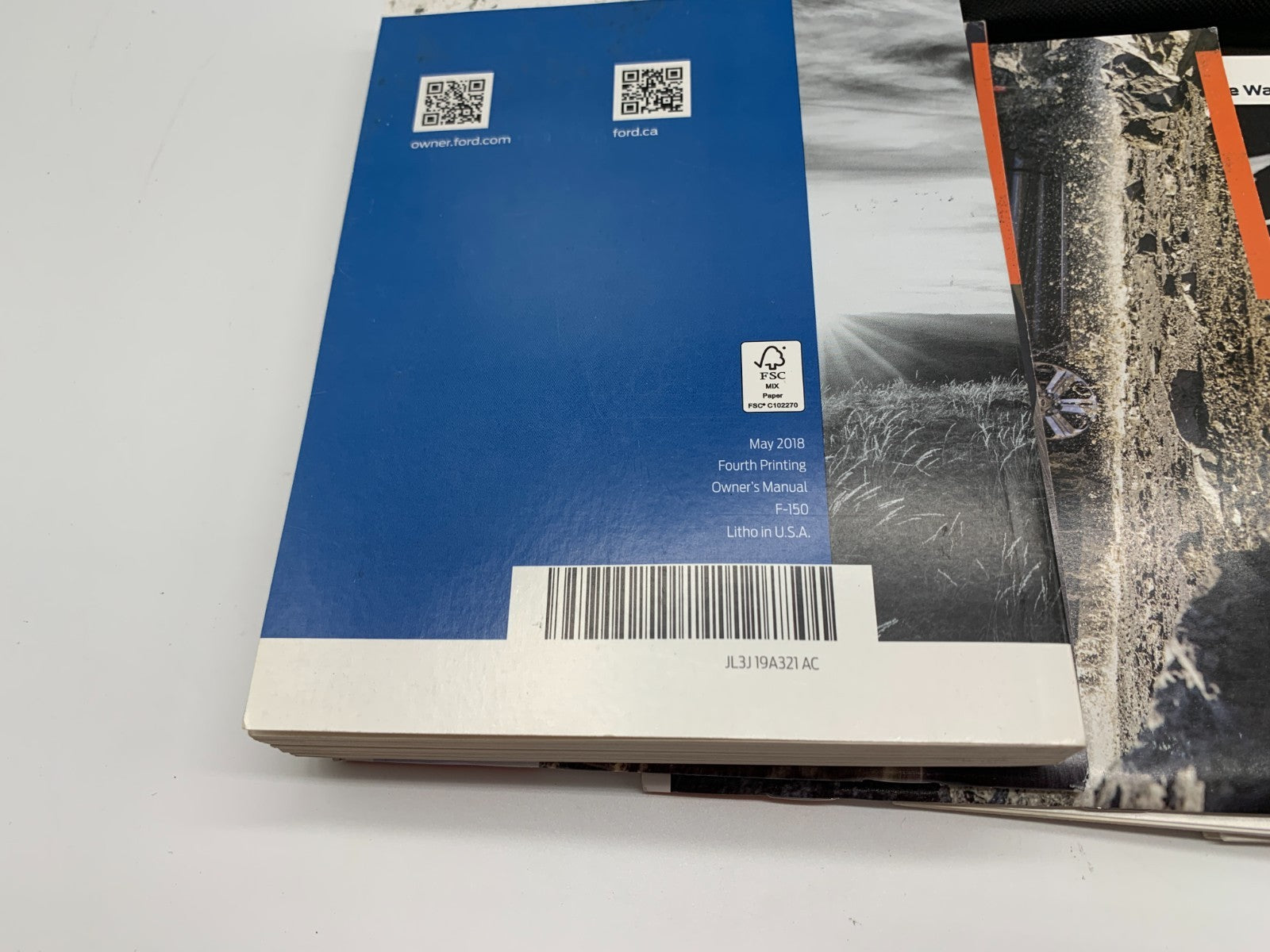 2018 Ford F-150 F150 Owners Manual Set with Case OEM B04B35017