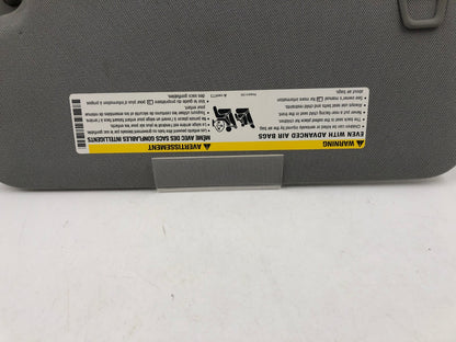 2017-2021 Chevrolet Trax Passenger Sun Visor Gray OEM D03B51048