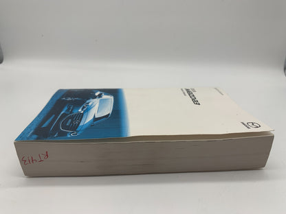 2018 Mazda 3 Owners Manual Set with Case OEM A02B36012