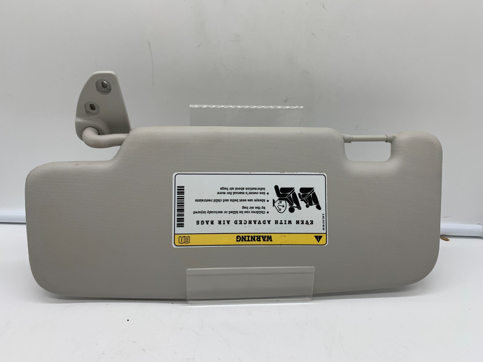 2008-2016 Smart Fortwo Passenger Sun Visor Gray OEM E02B64004