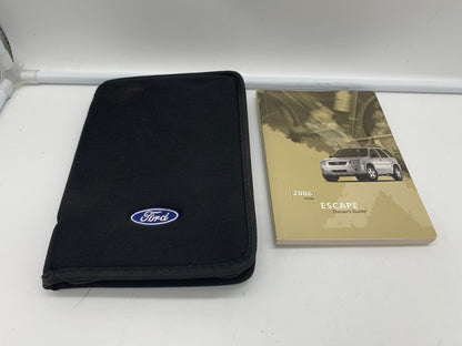 2007 Ford Escape Owners Manual with Case OEM D03B64012