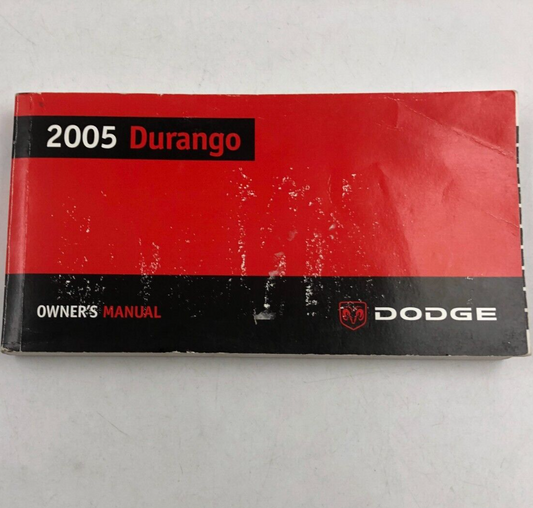2005 Dodge Durango Owners Manual OEM E03B57007