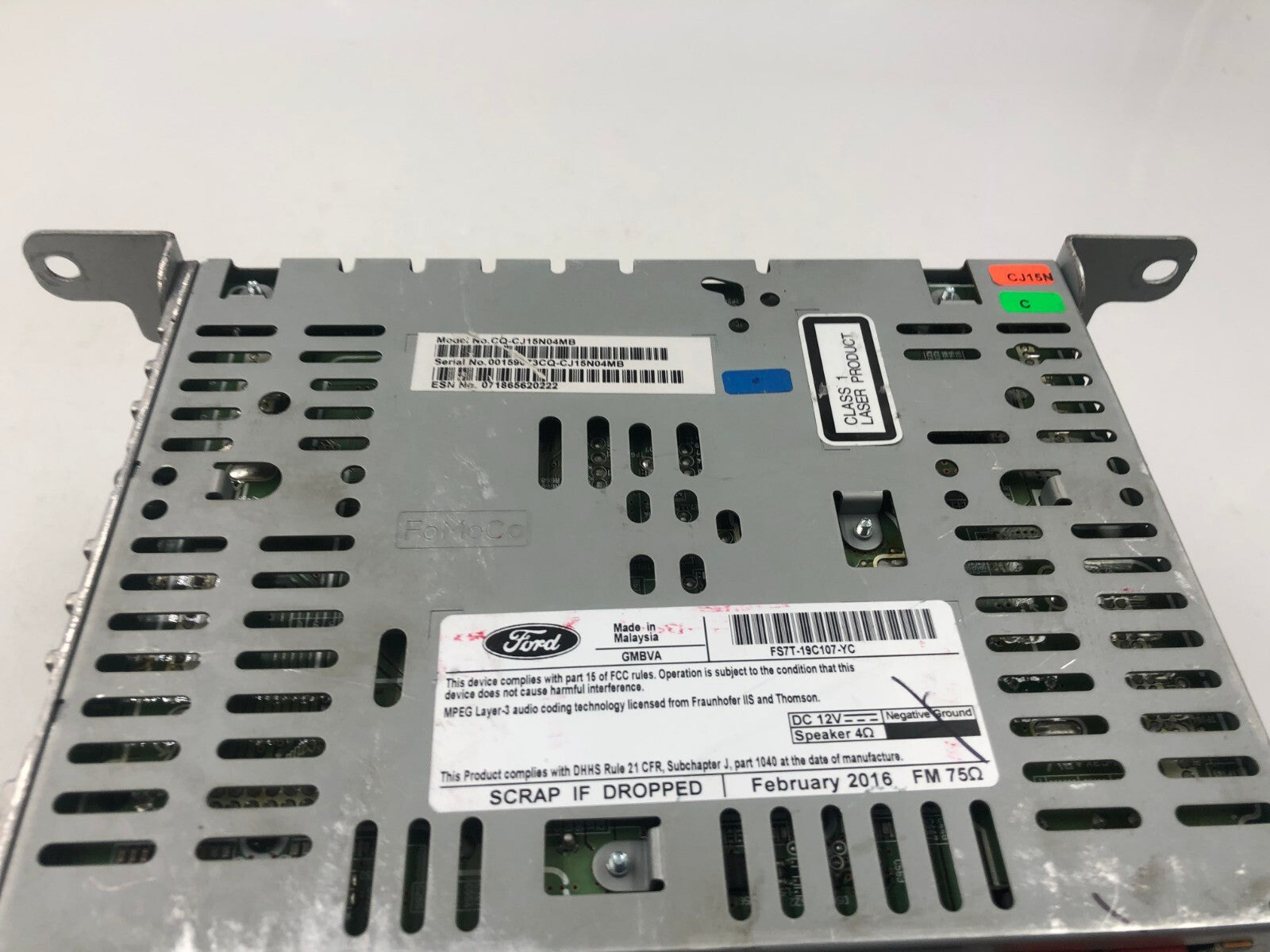 2011-2013 Kia Optima AM FM CD Player Radio Receiver OEM B01B18018