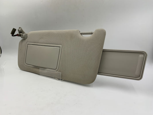 2010-2014 Subaru Legacy Driver Sun Visor Gray Illuminated OEM B03B25067