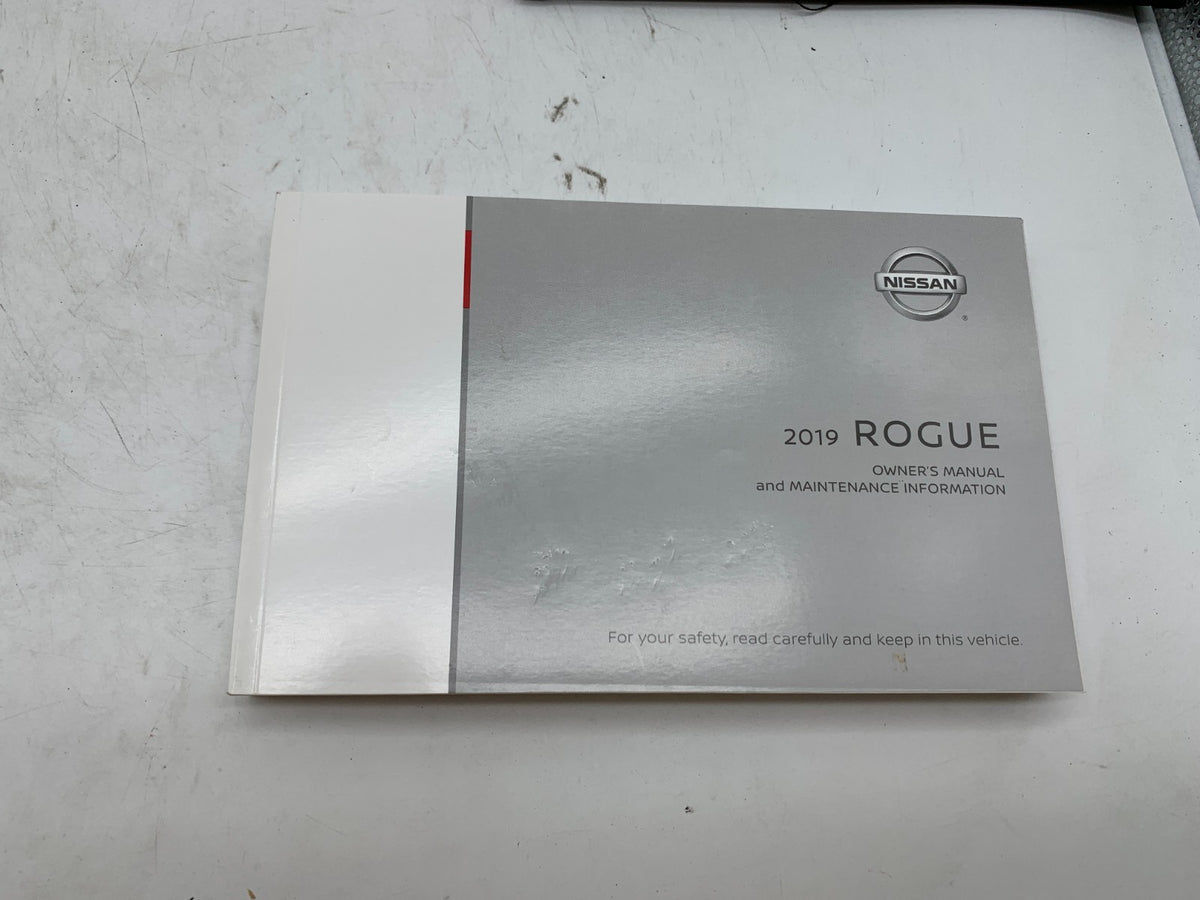 2019 Nissan Rogue Owners Manual Set with Case OEM A03B43002