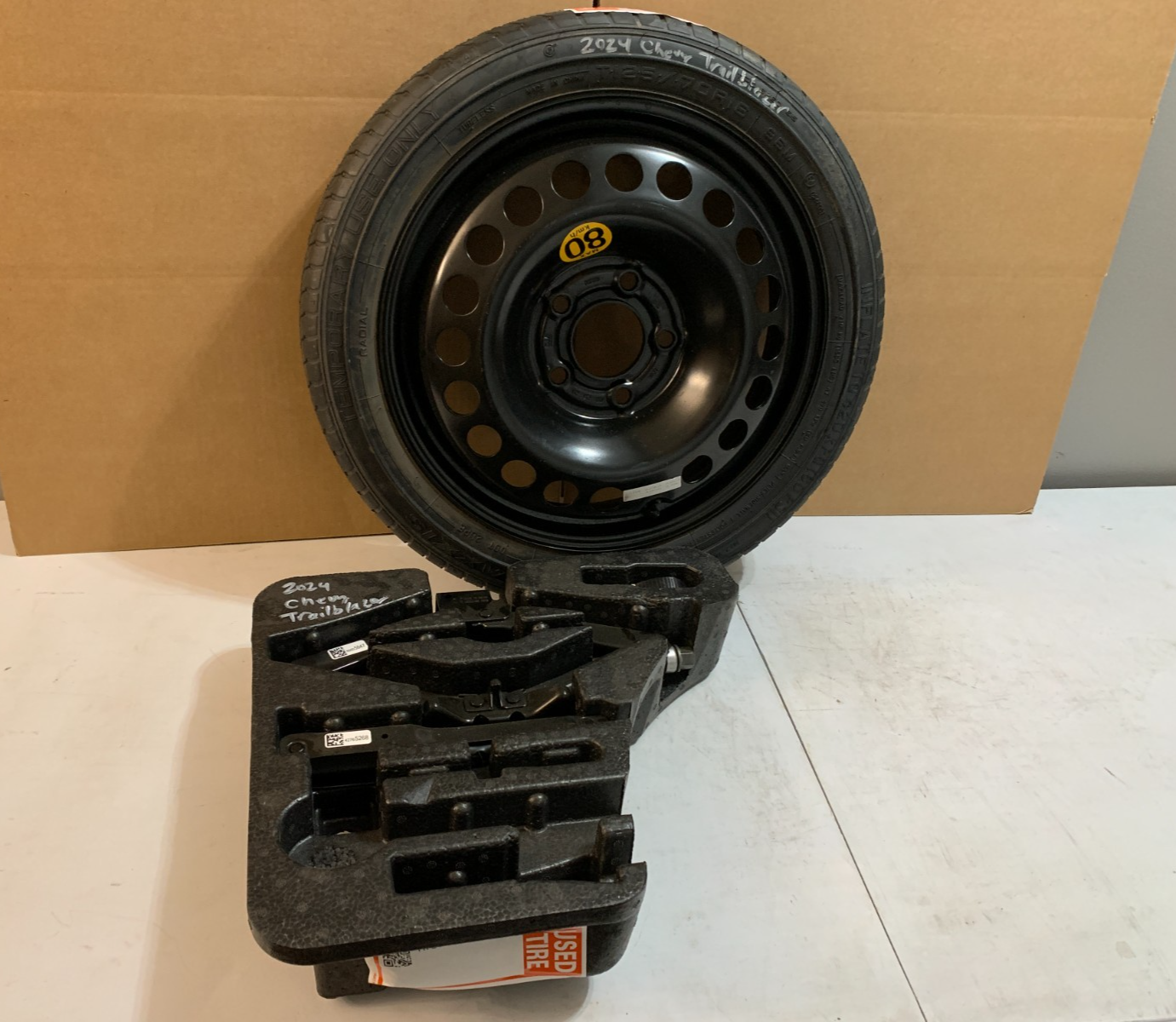 2024-2026 Chevrolet Trailblazer 16" Spare Tire w/Jack Kit Donut T125/70R16