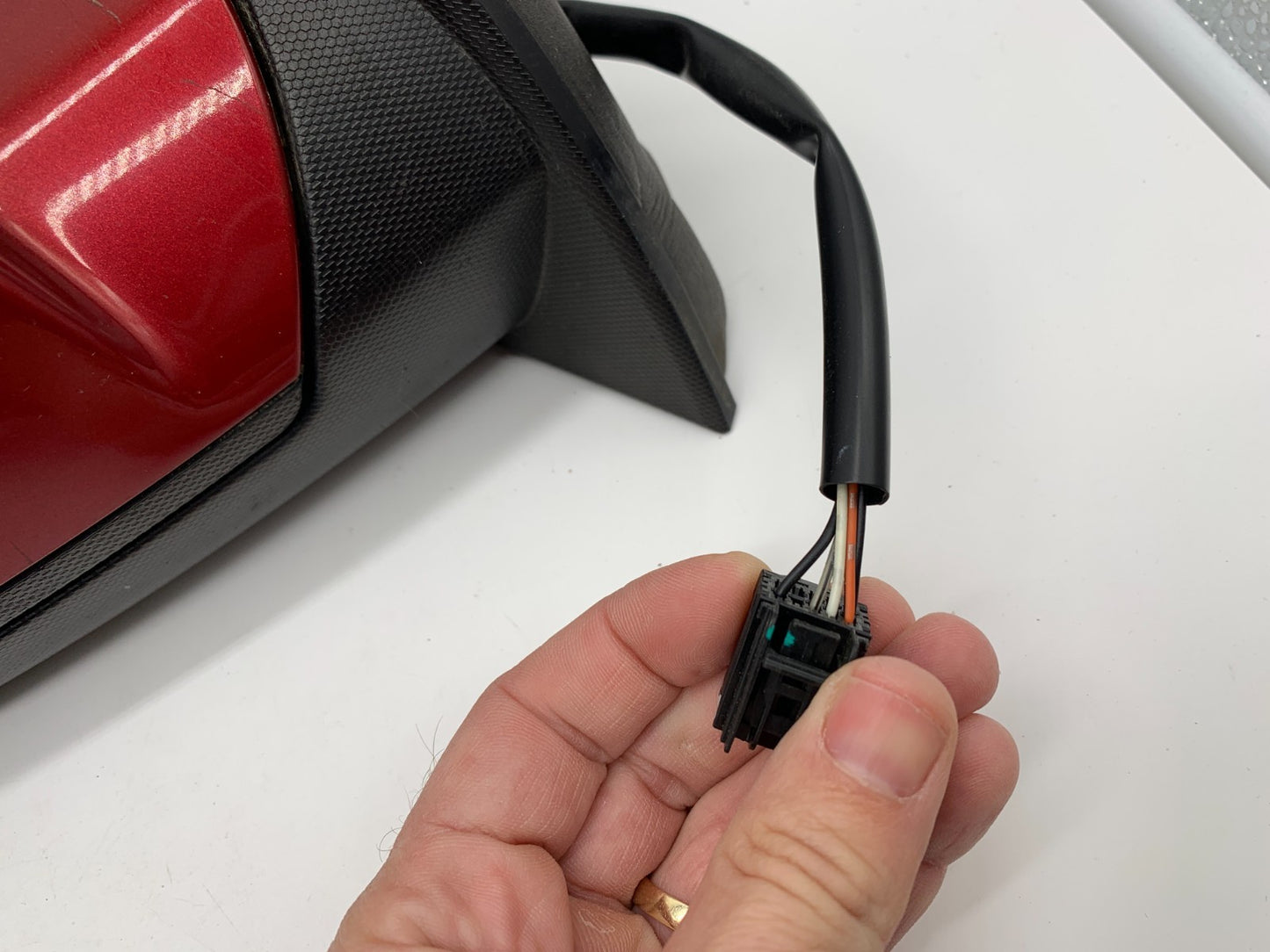 2011-2014 Chevrolet Equinox Passenger Side Power Door Mirror Red OEM