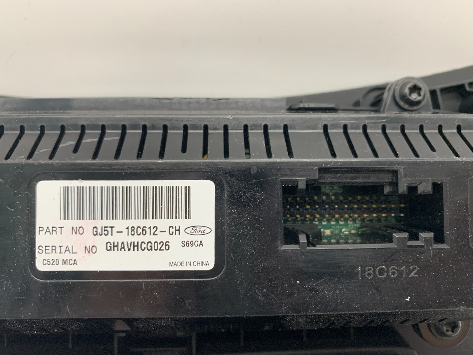 2017 Ford Escape AC Heater Climate Control Unit OEM A02B04024