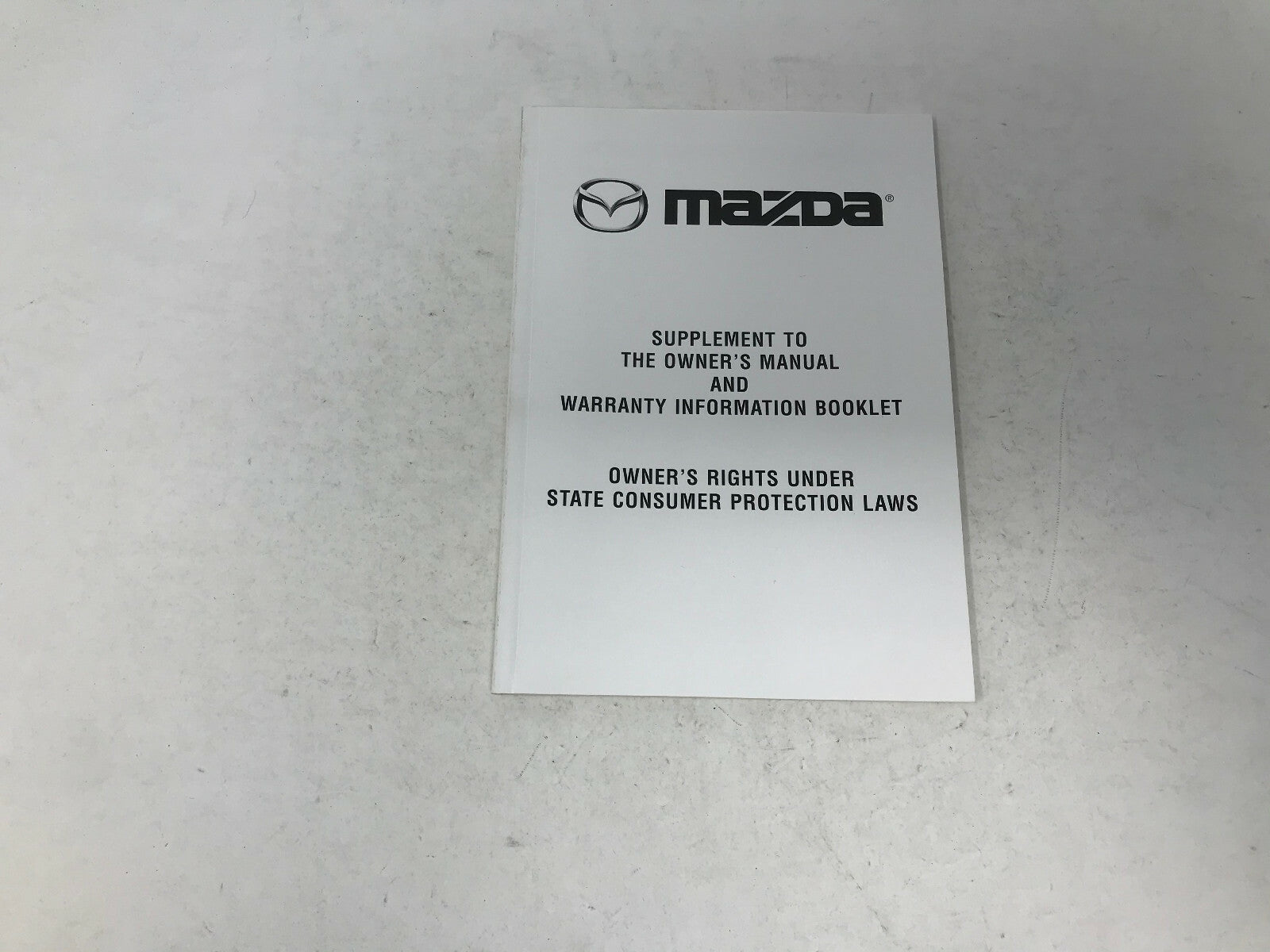 2005 Mazda 3 Owners Manual Warranty Guide Set with Case OEM E03B53056