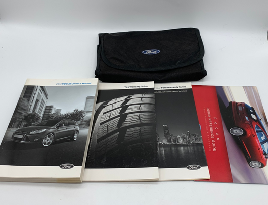 2013 Ford Focus Owners Manual Set with Case OEM R01B09032