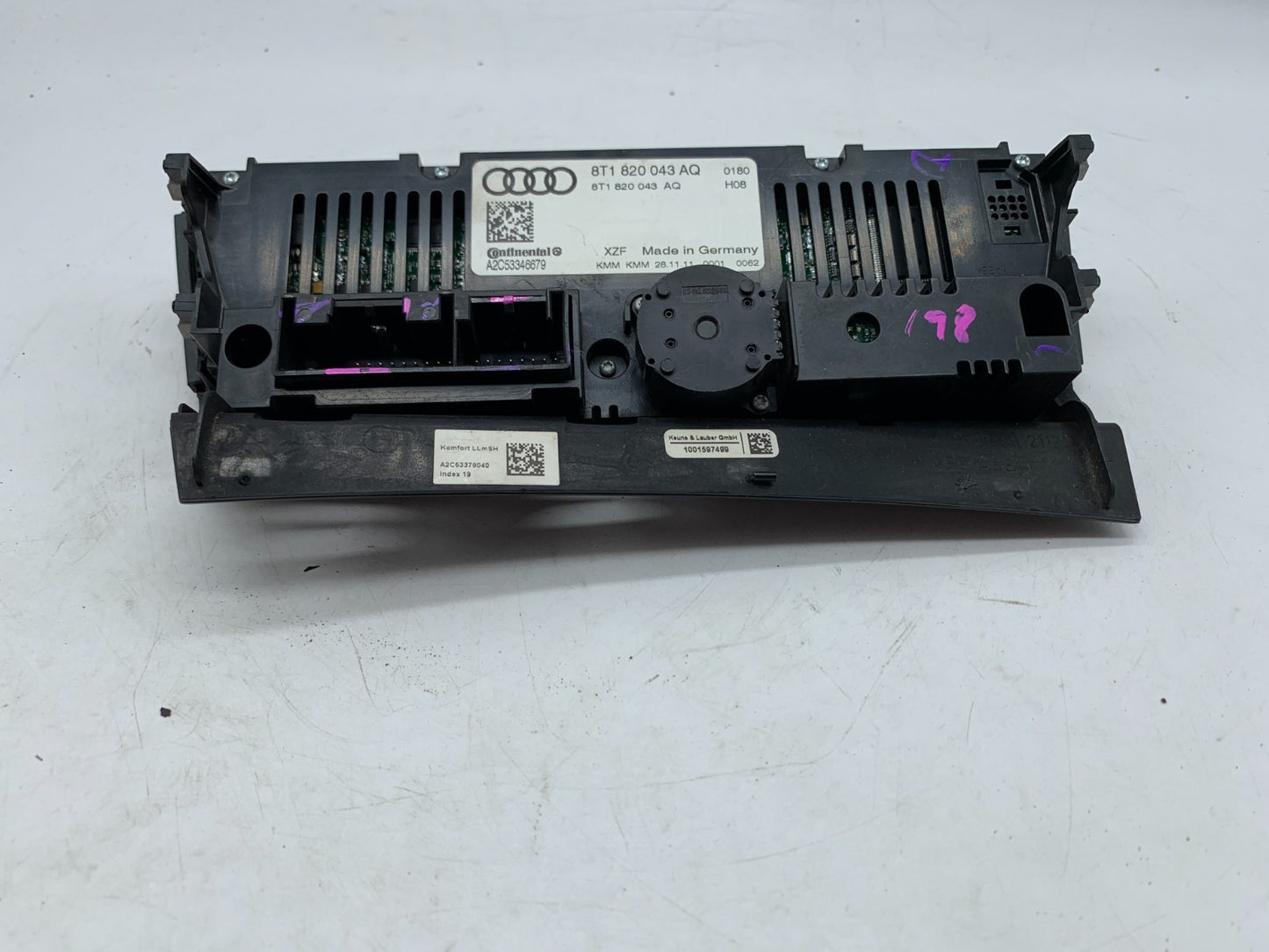 2008-2012 Audi A4 AC Heater Climate Control Unit OEM E02B60004