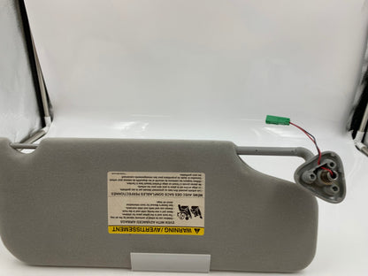 2005-2007 Mercury Montego Driver Sun Visor Gray Illuminated OEM E02B63002