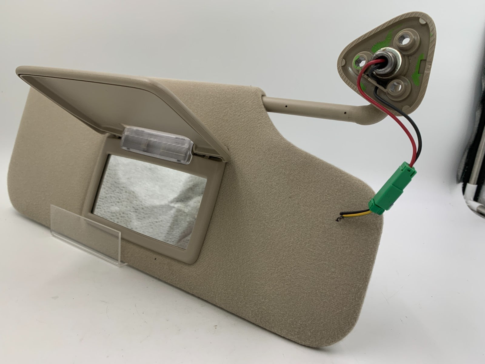 2008-2009 Ford Taurus X Passenger Sun Visor Gray Illuminated OEM B03B44006