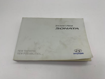 2014 Hyundai Sonata Owners Manual Includes Case OEM