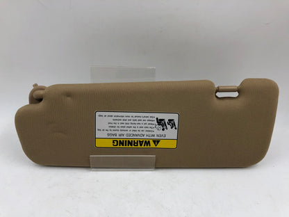 2011-2015 Hyundai Sonata Passenger Sun Visor Sunvisor Brown OEM D04B01002