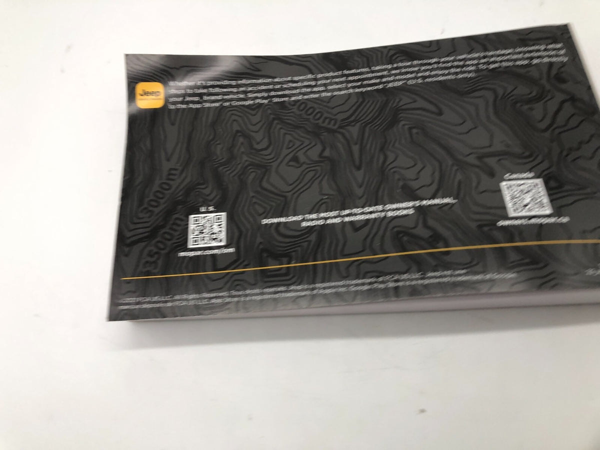 2022 Jeep Compass Owners Manual OEM R01B37009