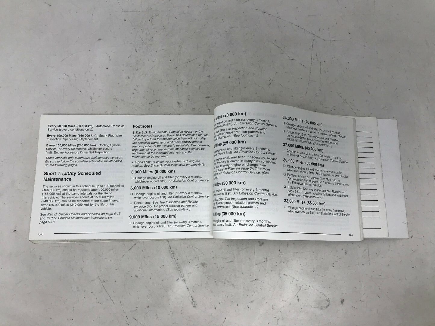 2003 Chevrolet Malibu Owners Manual OEM B02B36090