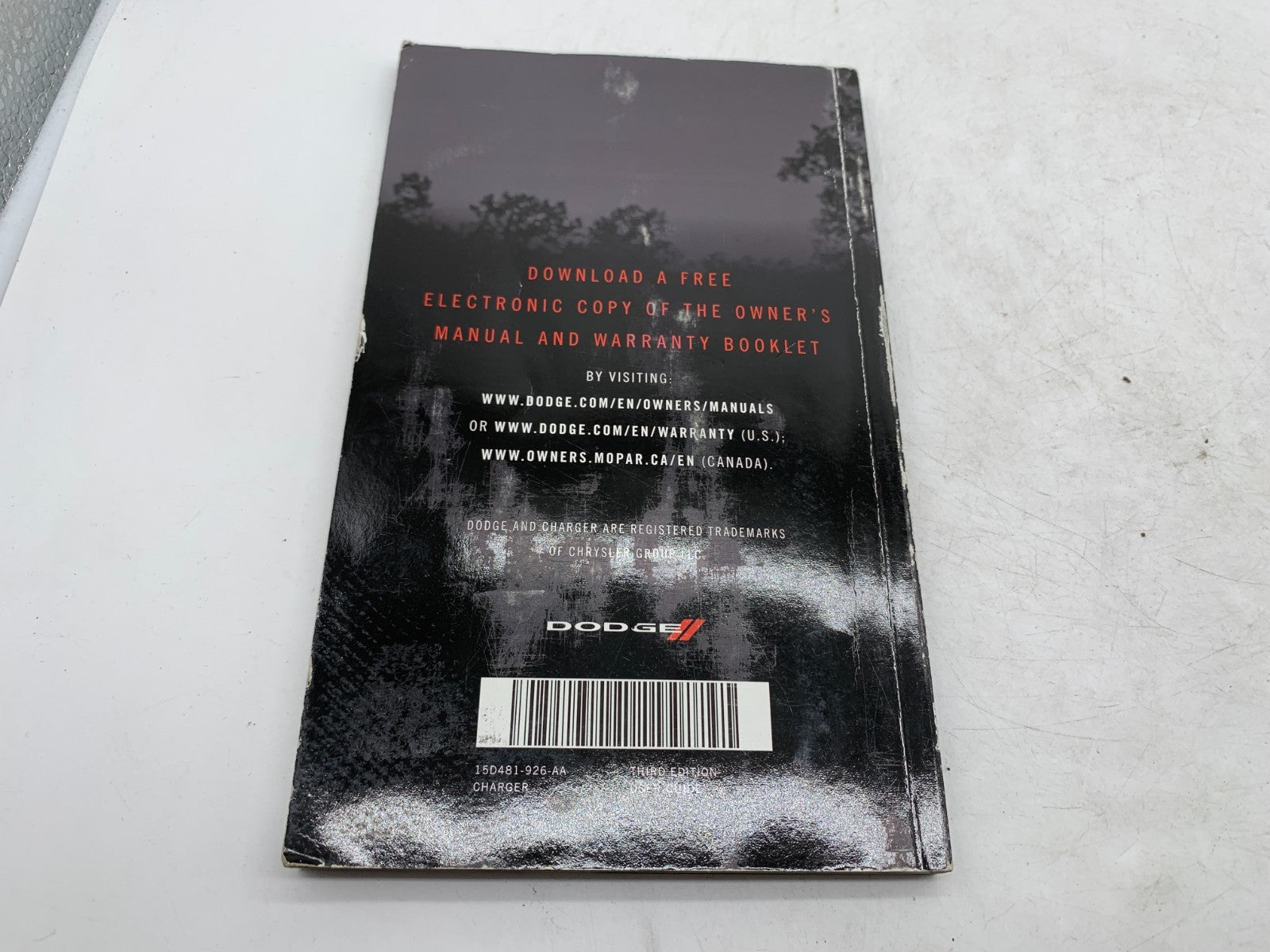 2015 Dodge Charger Owners Manual Set with Case OEM B01B44005