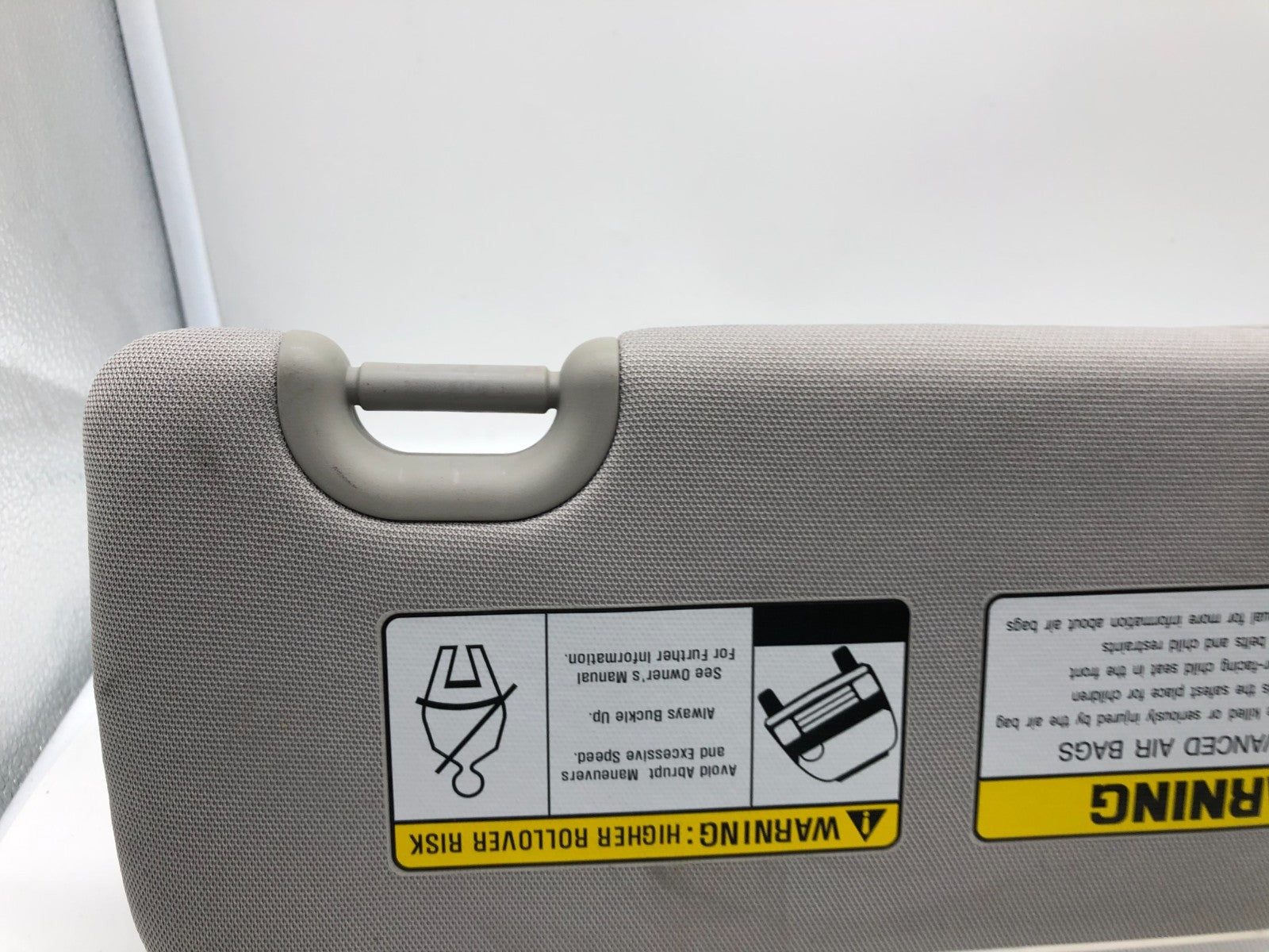 2013-2019 Hyundai Santa Fe Driver Sun Visor Gray OEM A02B04001